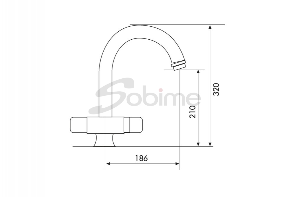 Sobime S.A. - Fabrication de raccords en laiton > Robinettere > Profesional  > ROBINETTERIE PROFESSIONELLE POUR SALON DE COIFFURE > IDROMIX POUR SALON  DE COIFFURE THERMOSTATIQUE