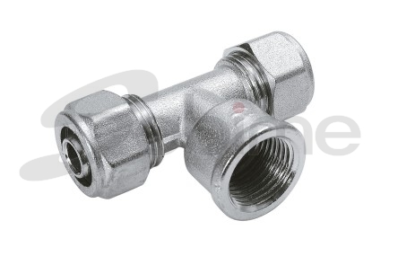 AQUA-DYNAMIC Adaptateur femelle Aqua Dynamic, laiton sans plomb, à  poussoir, démontable, 1/2 po x 1/2 po de diamètre 9492-503