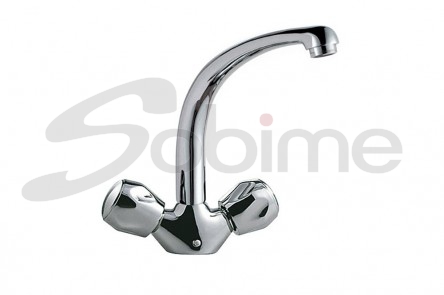 SINGLE HOLE SINK MIXER CAST SPOUT ALBA