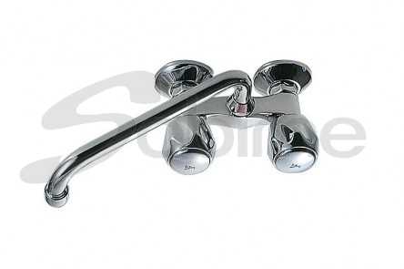 WALL MOUNTED SINK MIXER TUBE SPOUT 11 ALBA