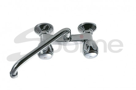 WALL MOUNTED SINK MIXER TUBE SPOUT 15 ALBA