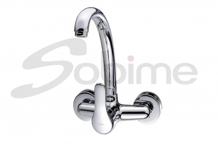 SINGLE HANDLE WALL MOUNTED SINK MIXER SERIES 63-FORMING SPOUT SM1