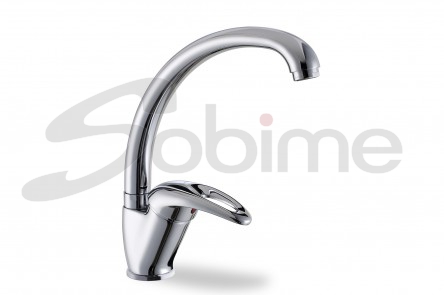 SINGLE HANDLE RIM MOUNTED SINK MIXER SERIES 53-FORMING SPOUT SM LUXE