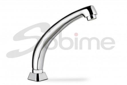 REVOLVING CAST SPOUT 1 WATER  FOR WASHBASIN OR SINK - 1/2M INLET