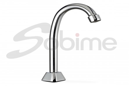 FIXED TUBE SPOUT 1 WATER FOR WASHBASIN OR SINK - 1/2M INLET